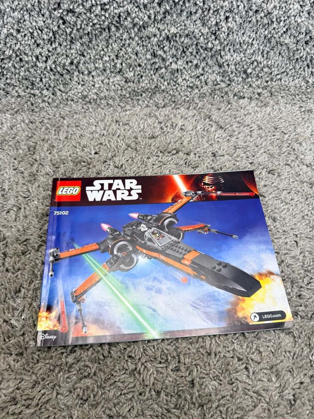 LEGO Star Wars 75102 Poe's X-Wing Fighter Instruction MANUAL ONLY